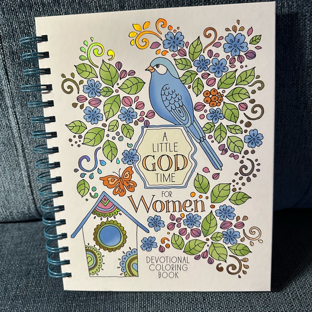 A Little God Time for Women: Devotional Coloring Book
